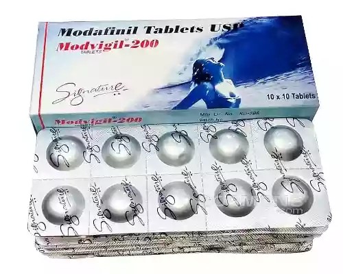 Buy Modafinil (Modvigil) - 200mg x 50 Tablets - Featured Image