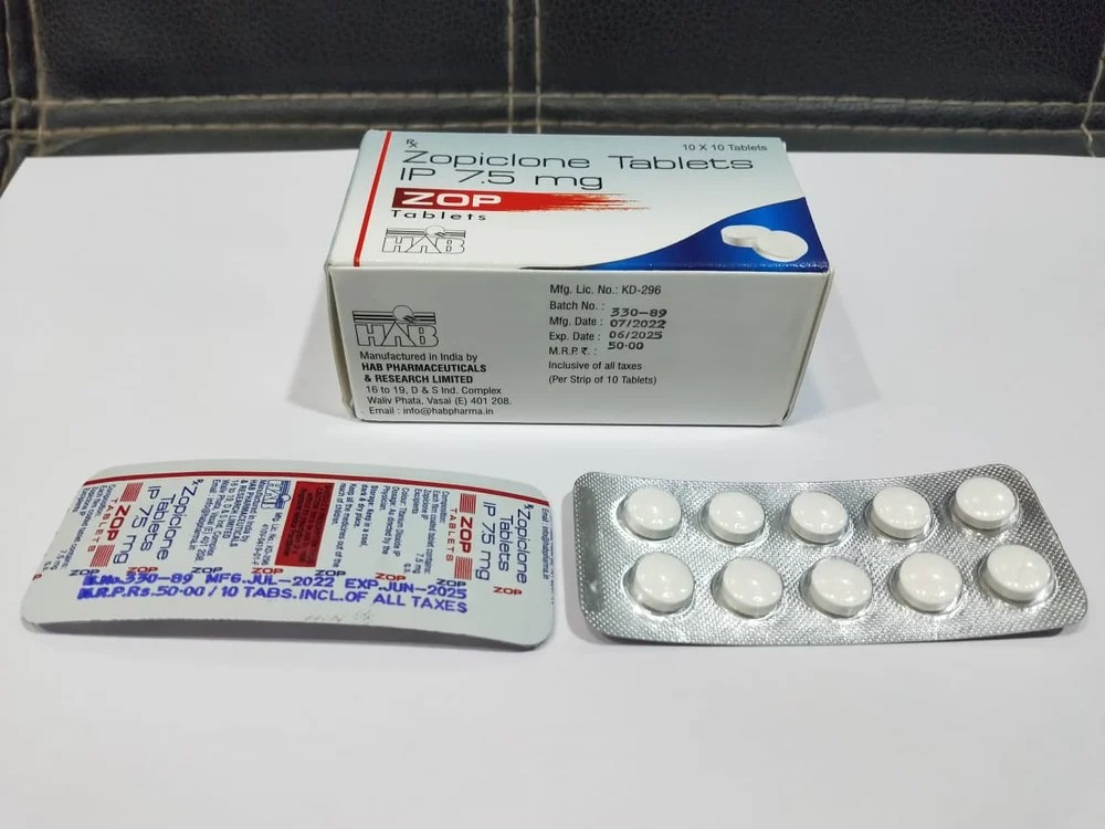 hab-white BUY ZOPICLONE 7.5 MG X 50 TABS BY HAB PHARMA - Gallery Image 1