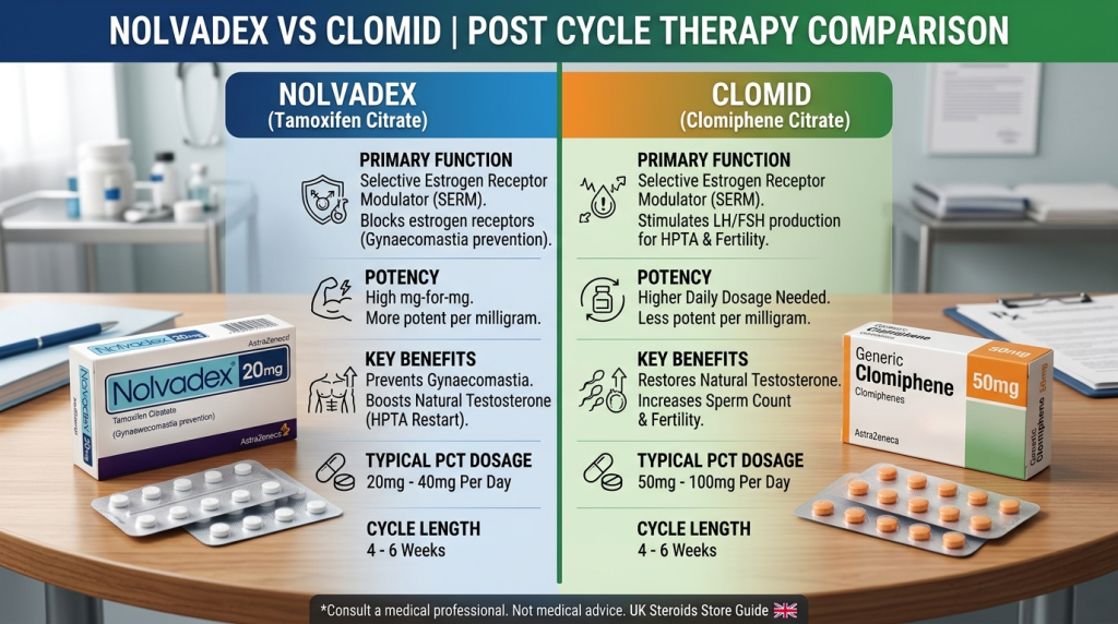 Nolvadex vs Clomid