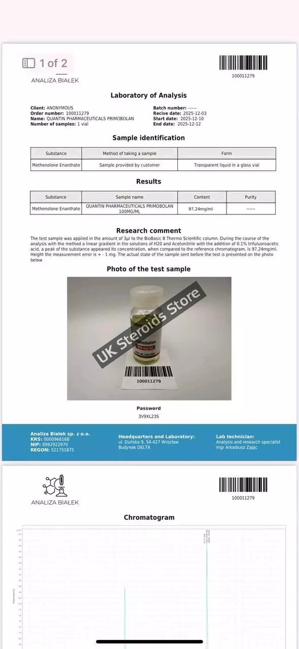 primo_tests Buy Quantum Pharma Primobolan 100mg x 1ml - Gallery Image 1