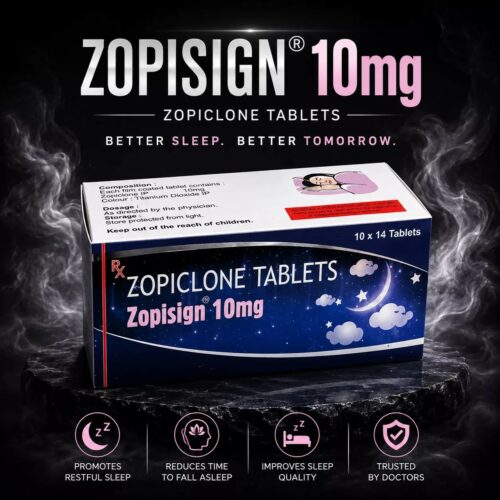BUY ZOPICLONE 10MG X 28 TABS BY HAB PHARMA ZOPISIGN 10MG - Featured Image