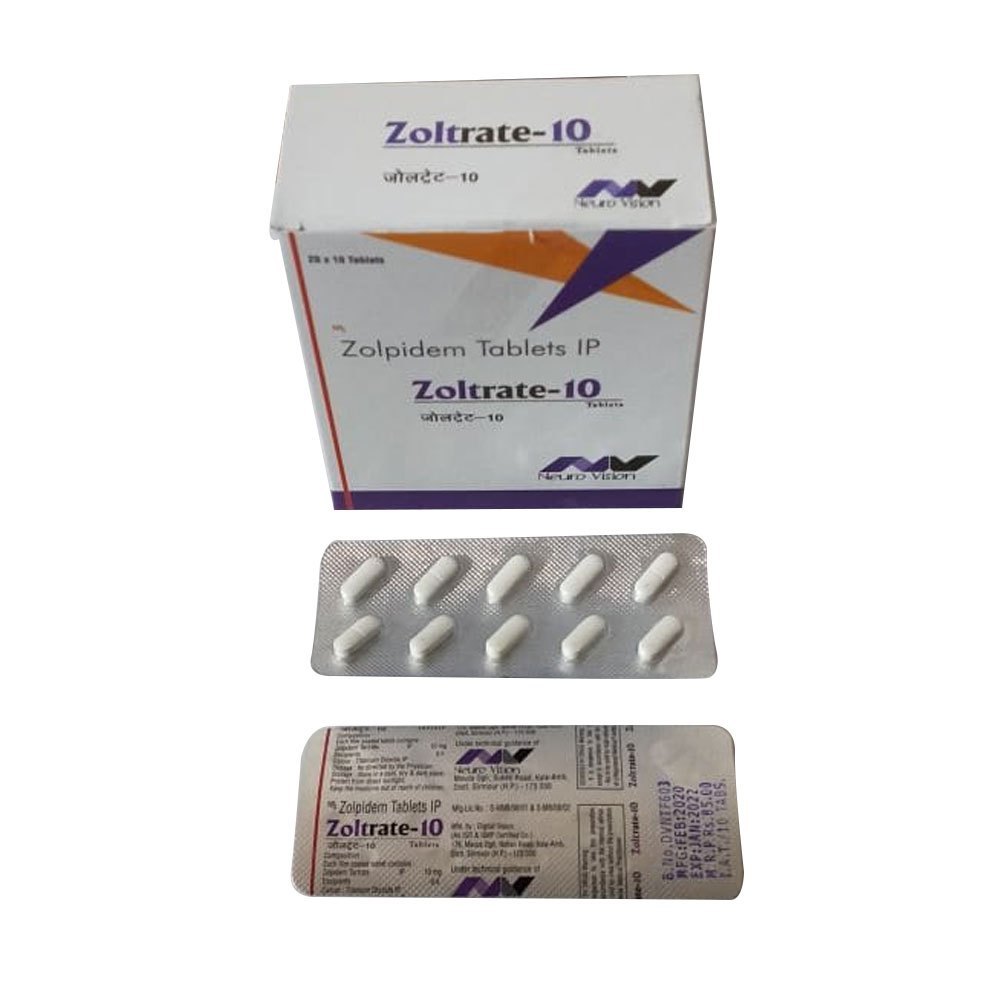 zoltrate-10-zolpidem-tablets-ip-1000x1000-1 Zolpidem 10mg x 30 Tabs / Zoltrate 10 Zolpidem Tablets - Gallery Image 1
