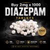 Buy 2mg x 1000 Diazepam Tablets - Featured Image