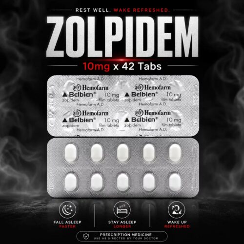 Zolpidem 10mg x 42 Tabs / Hemofarm Belbien Zolpidem 10mg - Featured Image