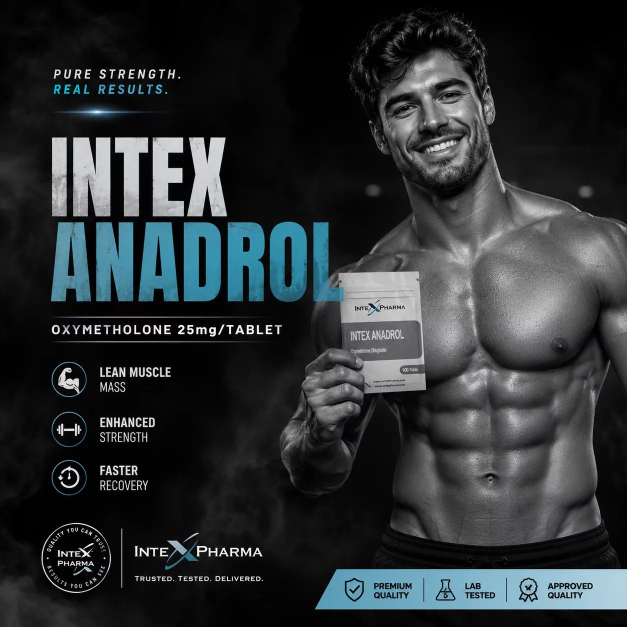 Intex Pharma Anadrol 25mg x 100 tabs - Featured Image