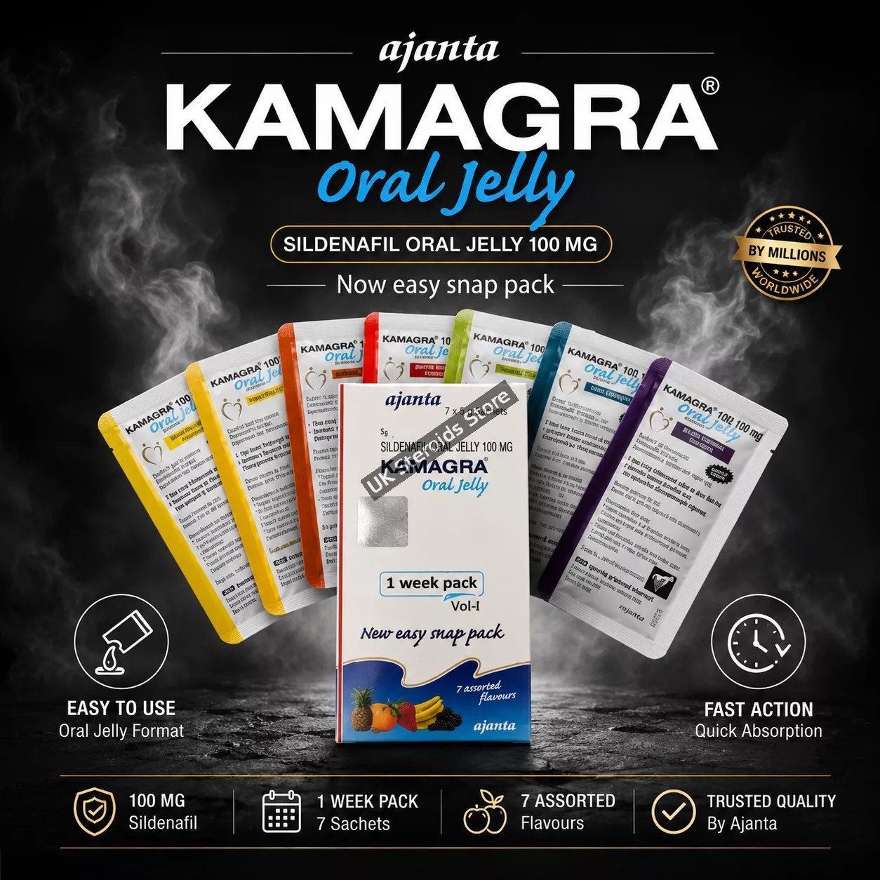 Viagra Jelly 100mg x 7 - Kamagra - Featured Image