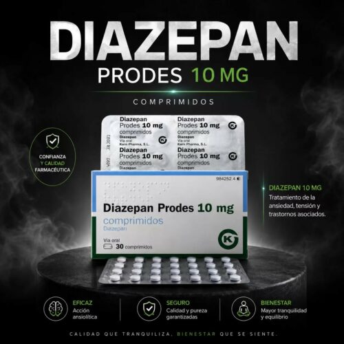 BUY DIAZEPAM 10MG X 30 TABS (valium) by Prodes/Kern Pharma - Featured Image