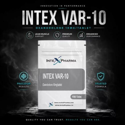Intex Pharma VAR 10 – 10mg x 100 tabs (Anavar) - Featured Image