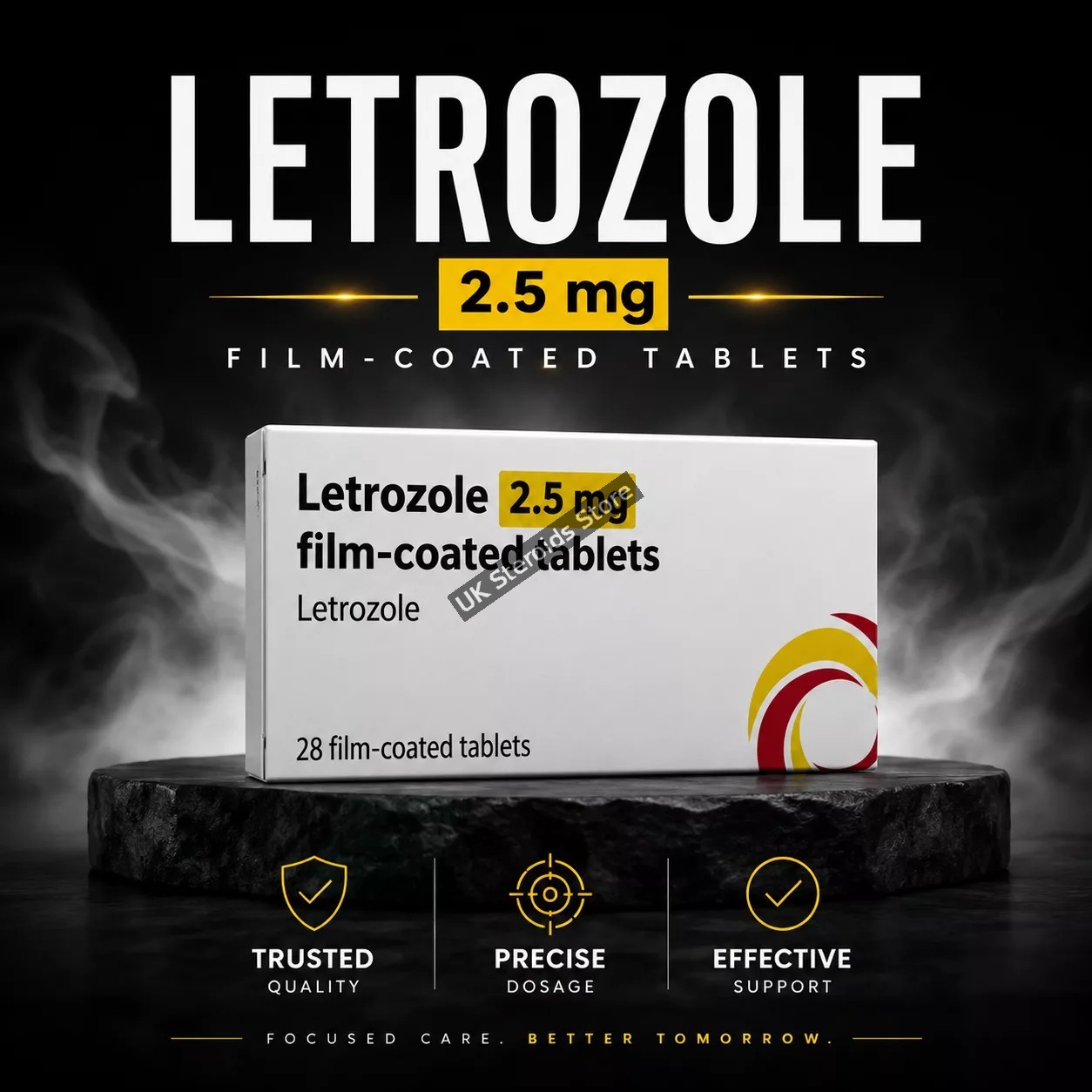 Buy Letrozole 2.5mg x 28 Tablets - Featured Image
