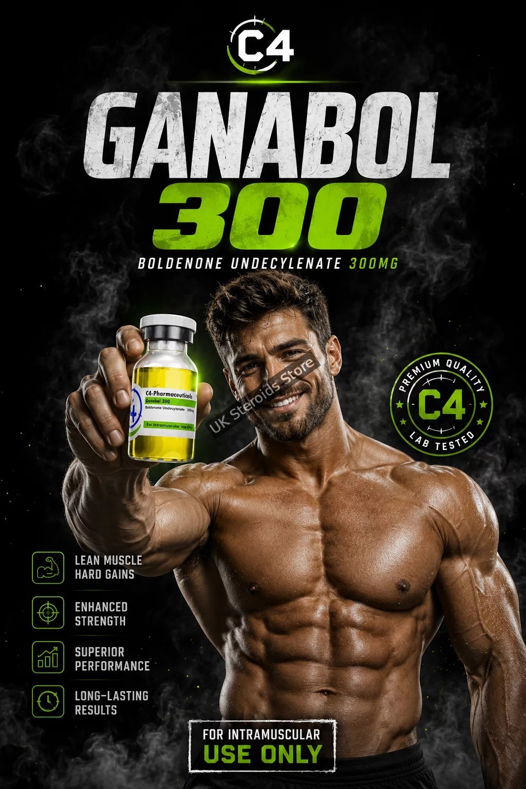 Buy Ganabol 300 Boldenone 300mg/ml C4 Pharmaceuticals - Featured Image