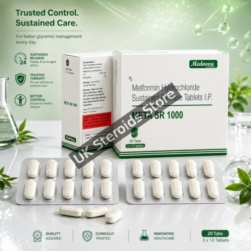 Metformin 1000mg (20 Tabs) - Featured Image