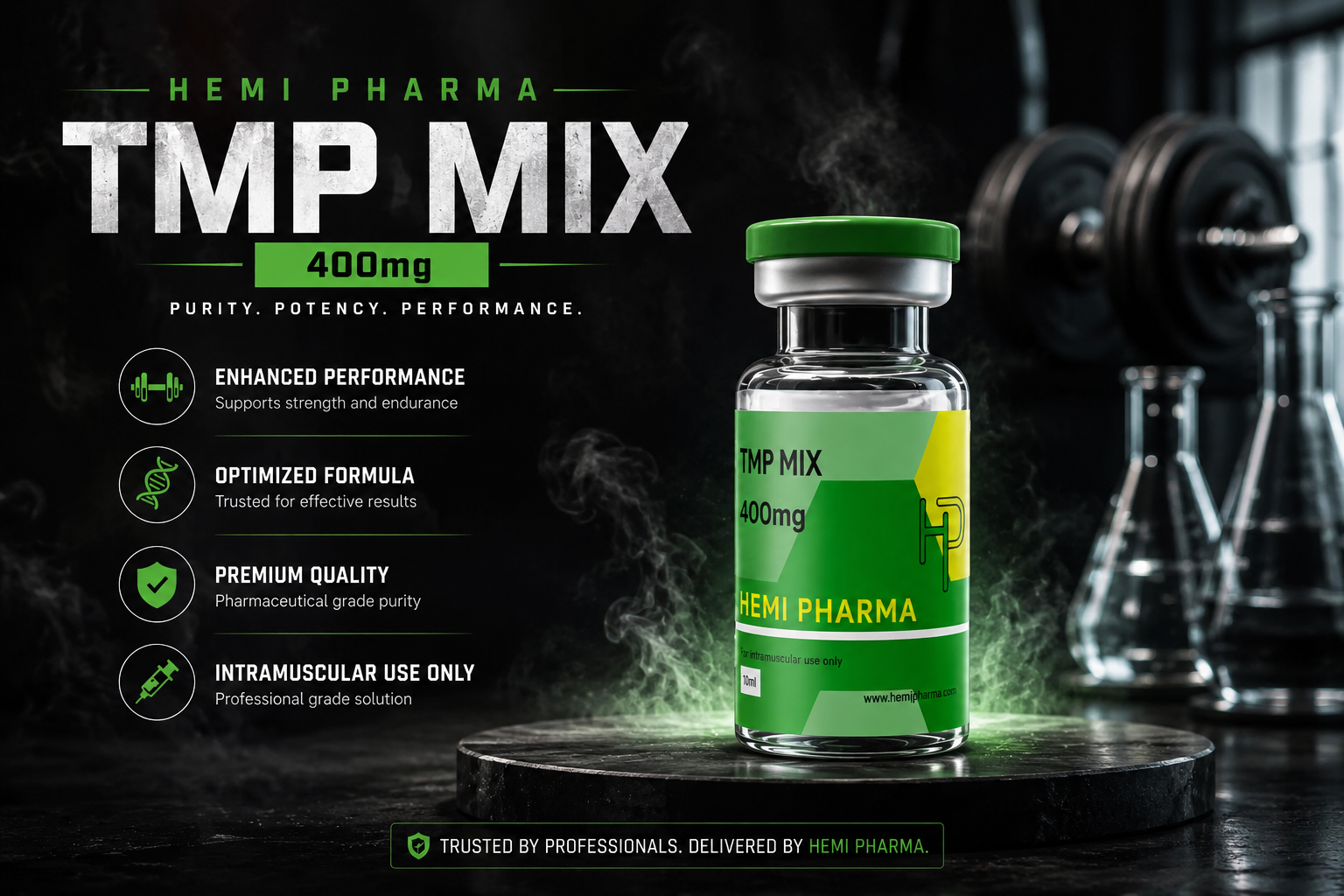 Hemi Pharma TMP Mix 400mg (Test/Mast/Primo)