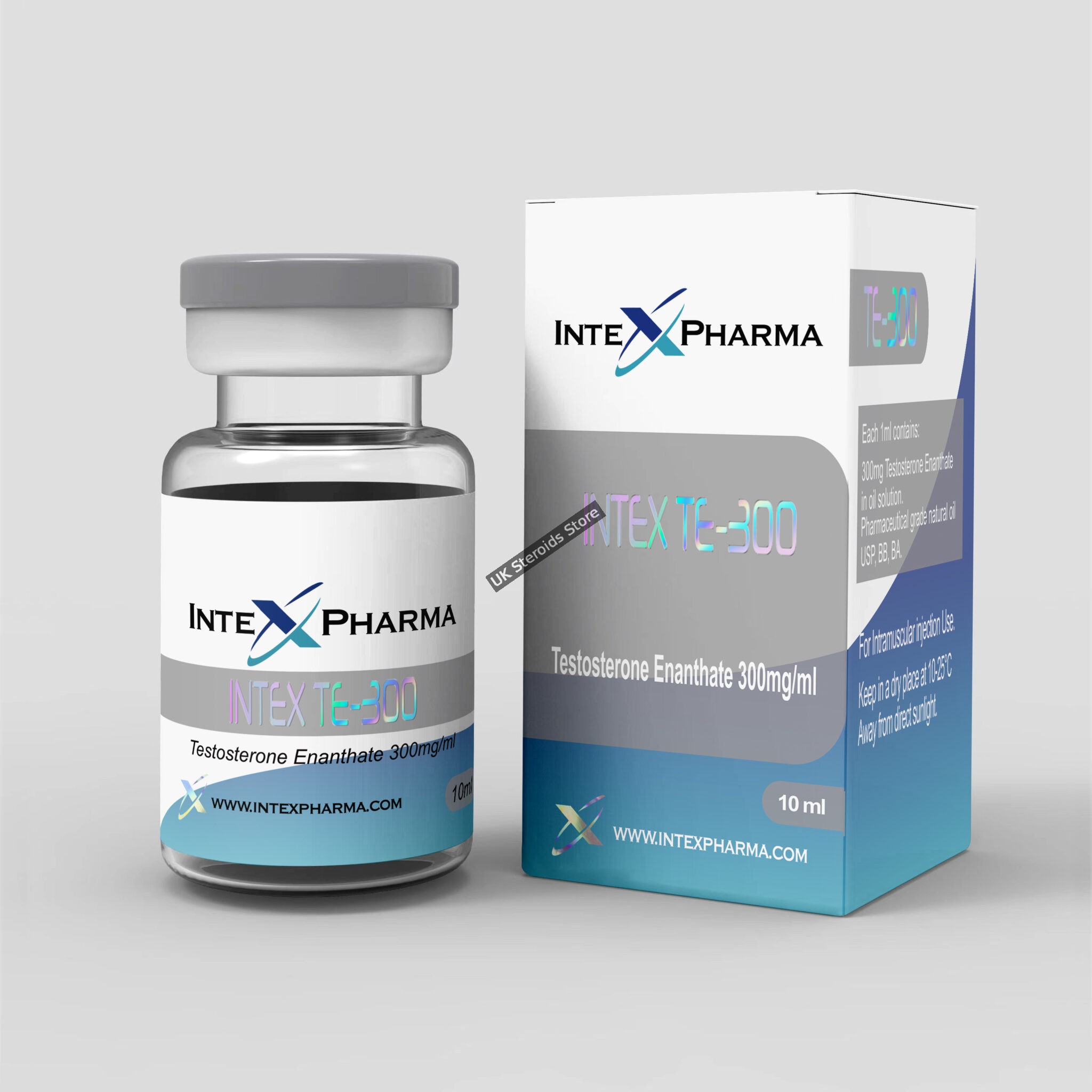 Intex Pharma TE-300 (Testosterone Enanthate Intex Pharma TE-300 (Testosterone Enanthate, Test E) - Gallery Image 1