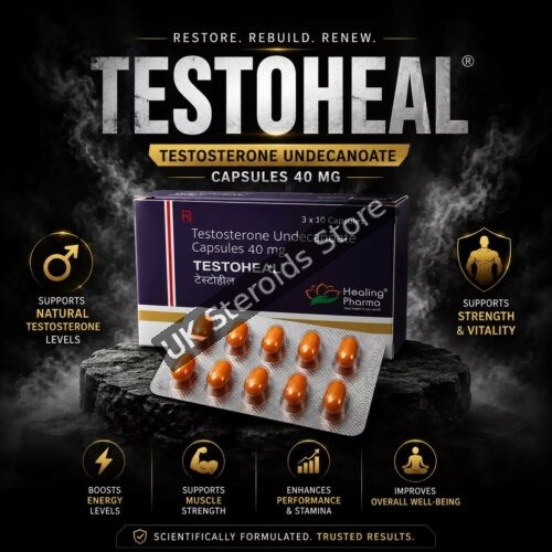 Testoheal 40 Mg Undecanoate Softgel 30 Capsules - Featured Image