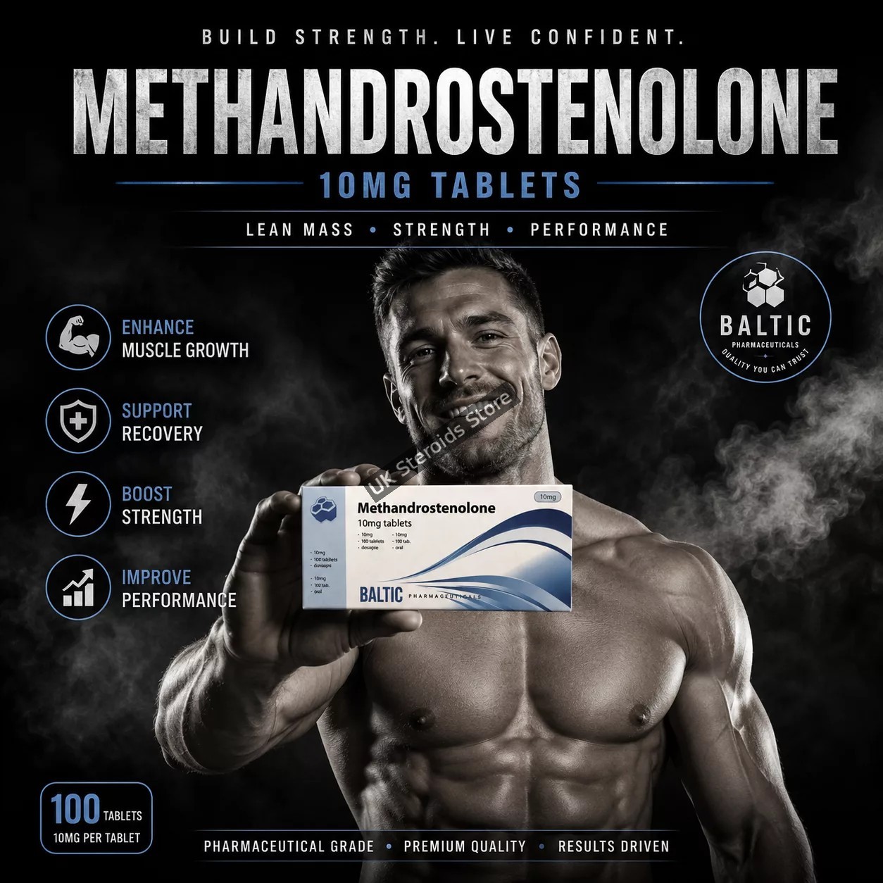 Dianabol 10mg - 100 tabs - Baltic Pharma - Featured Image
