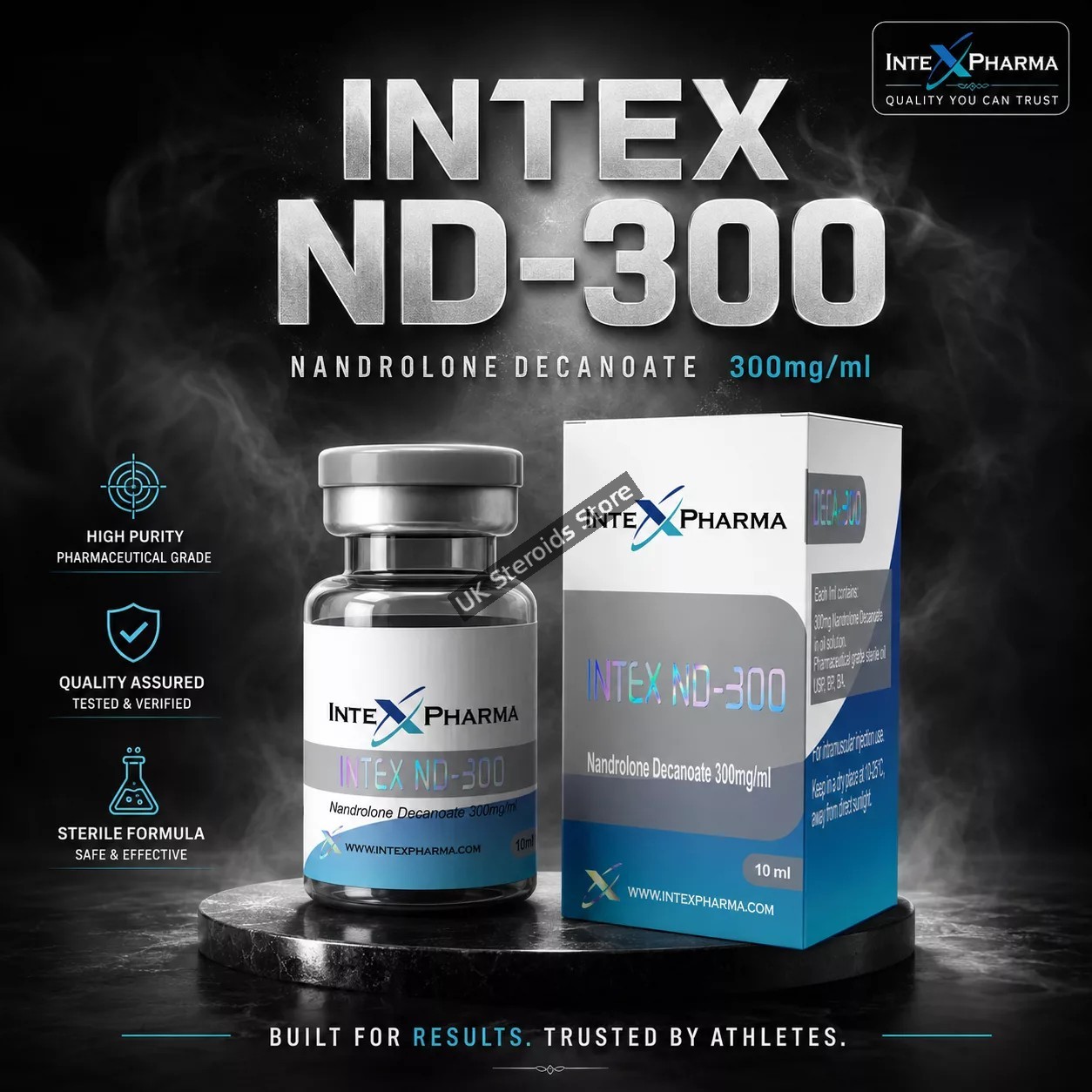 Intex Pharma ND-300 (Nandrolone Decanoate) - Featured Image
