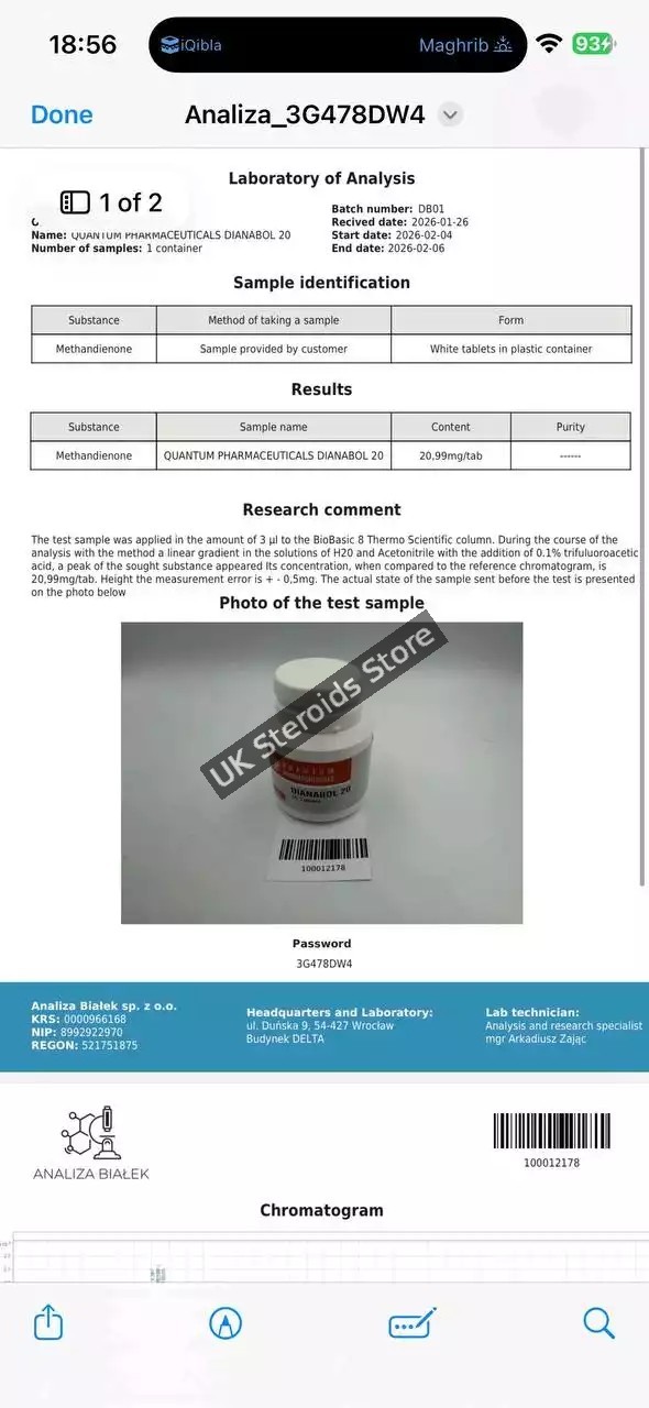 dianabol-20_test Quantum Dianabol 20 – 20mg x 50 tabs - Gallery Image 1