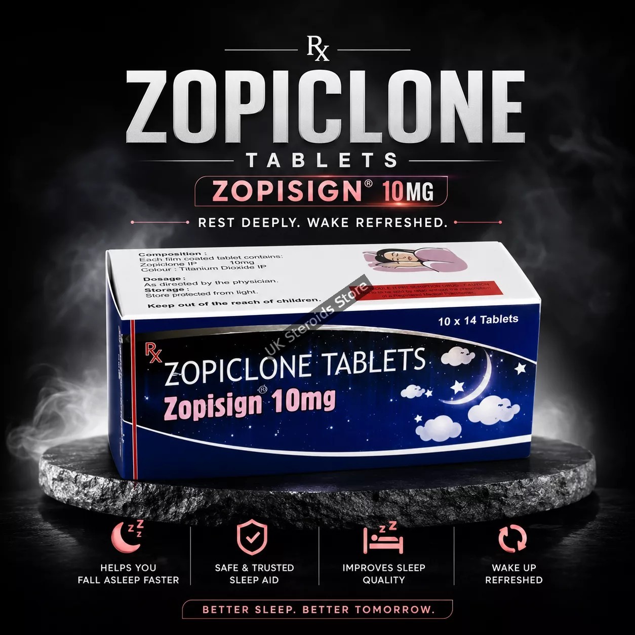 Buy Zopiclone 10mg X 14 Tabs - Featured Image