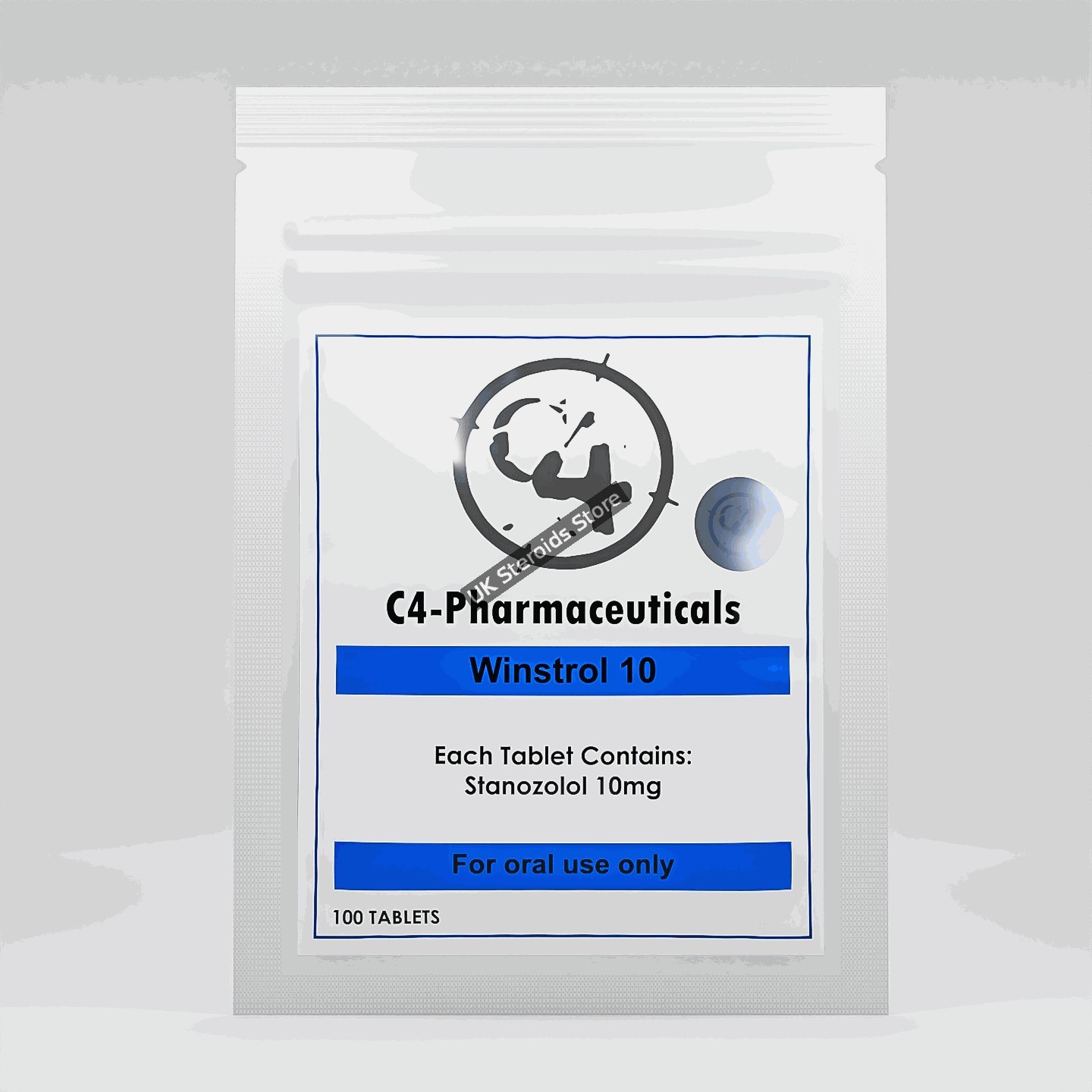Packet-3 Buy Winstrol 10mg x 100 Tablets UK Online - Gallery Image 1