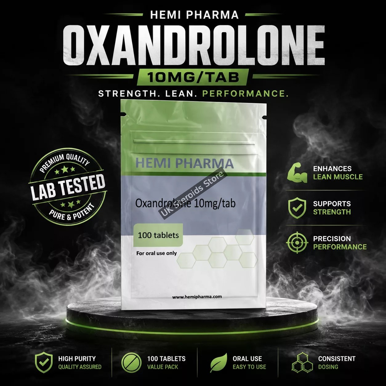 Hemi Pharma Anavar 10mg (OXANDROLONE) - Featured Image