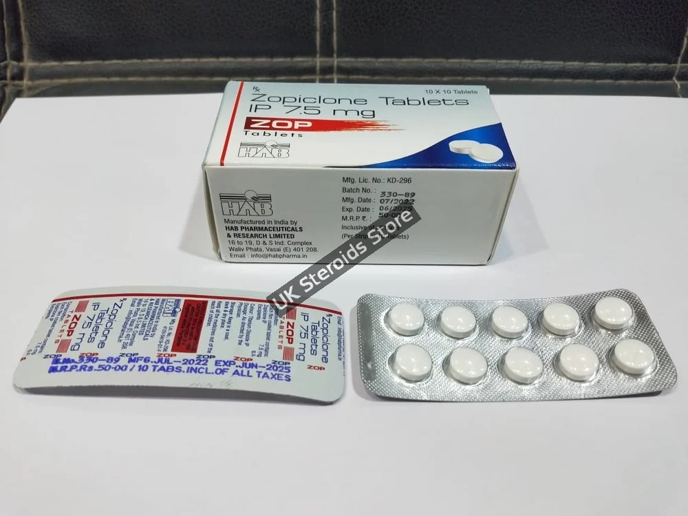 hab-white BUY ZOPICLONE 7.5 MG X 50 TABS BY HAB PHARMA - Gallery Image 1