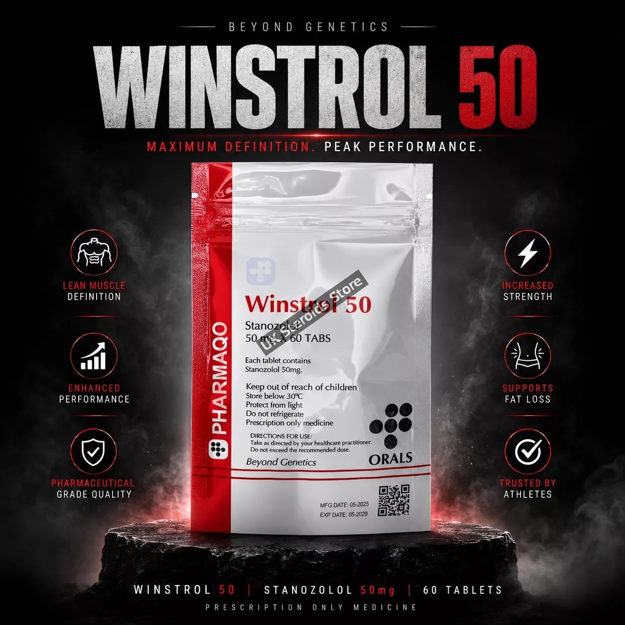 Pharmaqo Labs – Winstrol 50mg X 60 Tabs - Featured Image