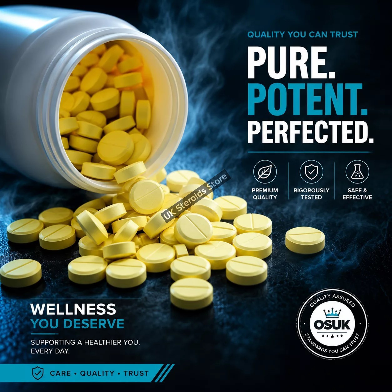 Buy Generic Yellow Diazepam 5mg x 100 tablets (valium) - Featured Image