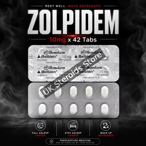 Zolpidem 10mg x 42 Tabs / Hemofarm Belbien Zolpidem 10mg - Featured Image