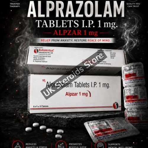 Buy Alprazolam Tablets I.P. 1 mg (Alpzar 1 mg) x 60 tabs - Featured Image
