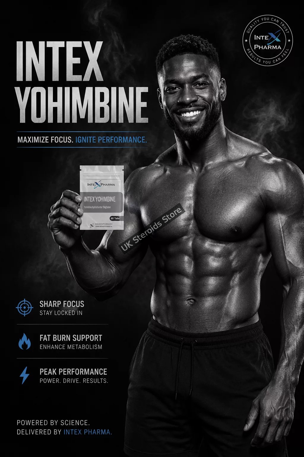 Intex Pharma Yohimbine Hydrochloride 15mg x 60 tabs - Featured Image